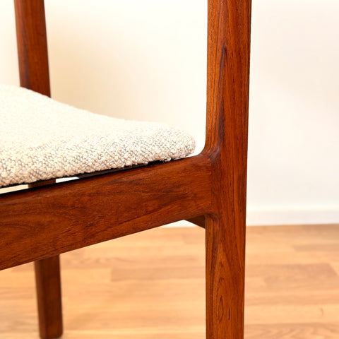 Set of 4 dining chairs in teak by Sorø Stolefabrik, 1950s-60s, Denmark