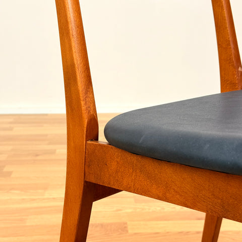 Danish dining chairs in teak & beech by Farstrup, model "210"