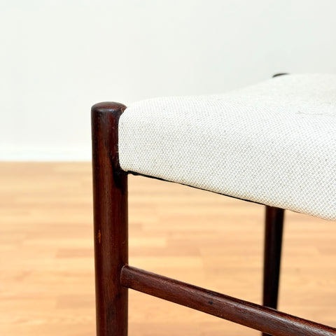 Swedish dining chairs in teak by AB Johansson & Söner in Hyssna