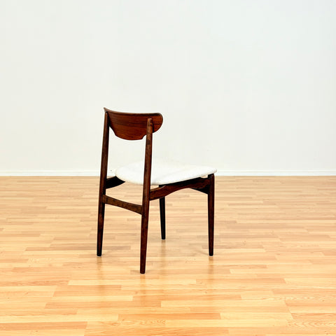 Danish set of 4 dining chairs in Santos rosewood