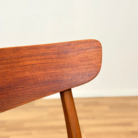 Danish dining chairs in teak & beech by Findahl Mobelfabrik