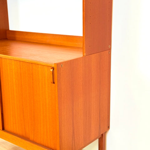 Swedish bookshelf in teak by Bertil Fridhagen for Bodafors