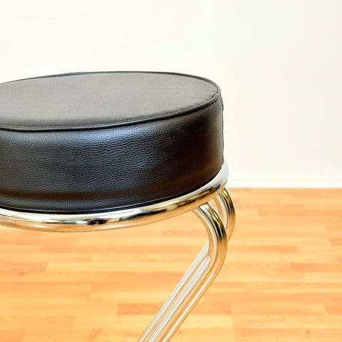 Italian pair of barstools by C. Nilsson for Effezeta, model "Zeta"