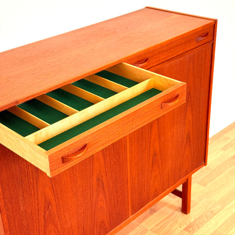 Swedish highboard in teak by Ulferts