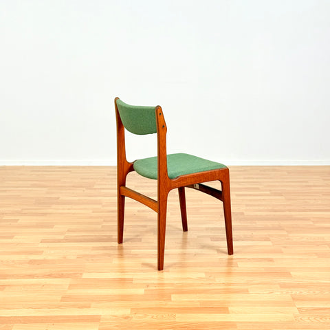Danish set of 4 dining chairs in teak by Eric Buch