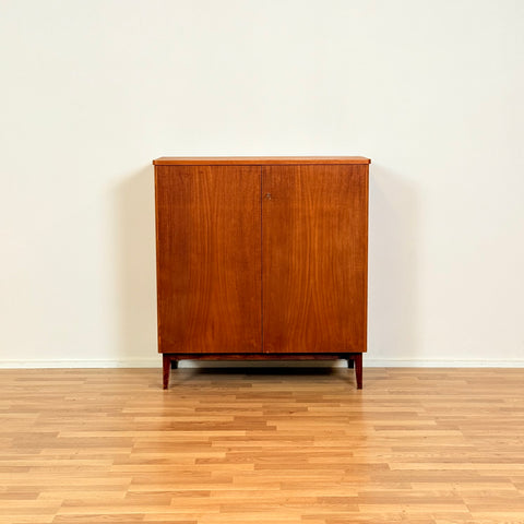 Swedish storage cabinet in teak and oak