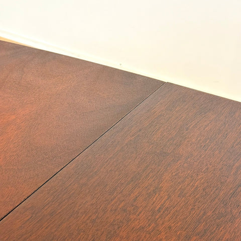 Danish square dining table in mahogany by Farstrup