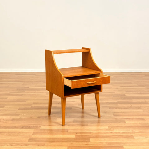 Swedish side table in beech