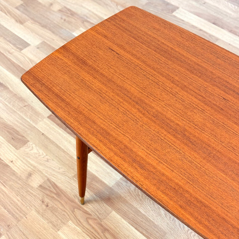 Swedish coffee table in teak by Alberts Tibro
