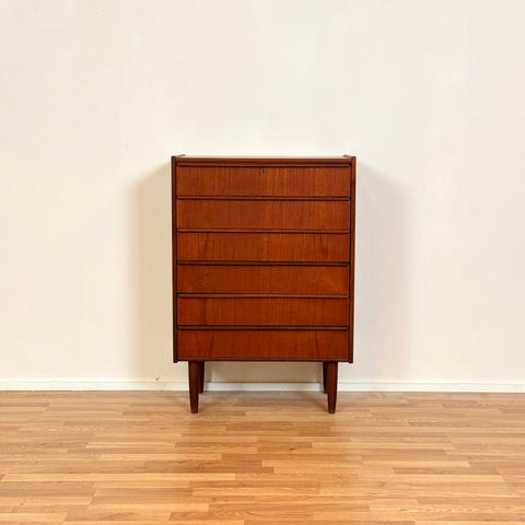 Chest of 6 drawers in teak, Denmark