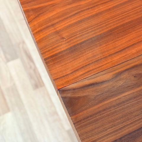 Dining table in walnut, 1950s-60s, Sweden