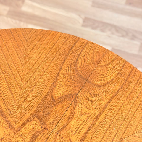 Round coffee table in teak & elm, 1950s-60s, Denmark