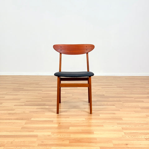 Danish dining chairs in teak & beech by Farstrup, model "210"