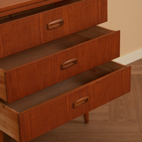 Swedish chest of drawers in teak