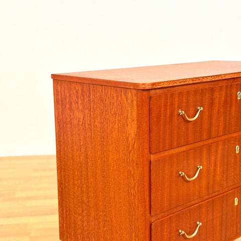 Swedish chest of drawers in mahogany by IKEA, "Alice"