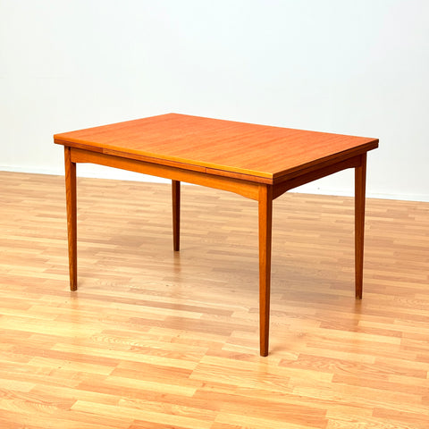 Swedish rectangular dining table in teak