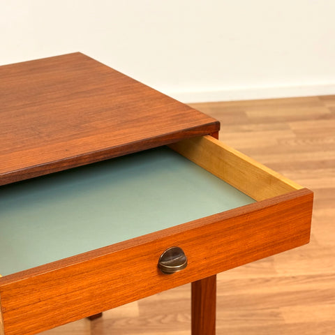 Swedish bedside table in teak