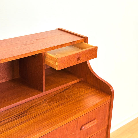 Danish secretary desk in teak