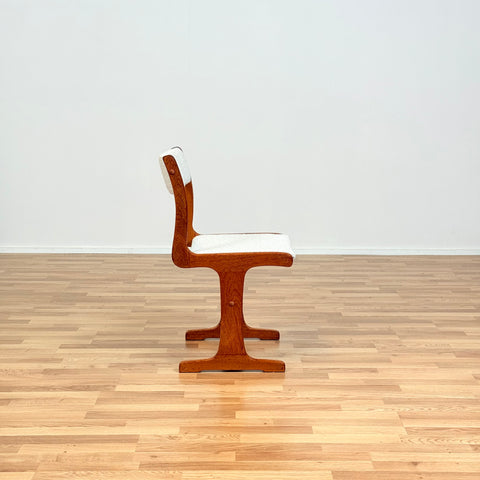 Danish dining chairs in solid teak by Gangso Møbler
