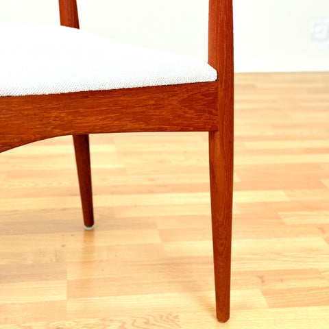 Danish set of 4 dining chairs in teak by Arne Vodder for Vamo Søderborg