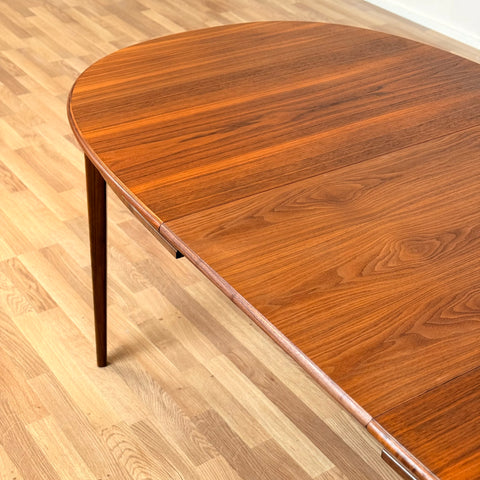 Oval dining table in teak by Svante Skogh, 1950-60s, Sweden