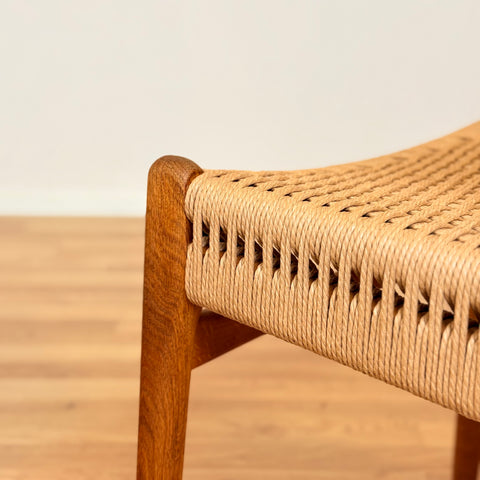 Danish set of 6 dining chairs in oak & teak CH23 by Hans J. Wegner