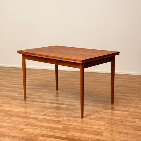 Danish rectangular dining table in teak