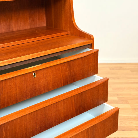 Danish secretary cabinet in teak
