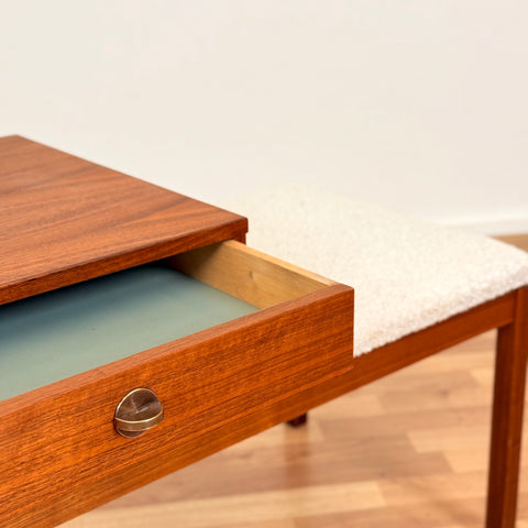 Hall bench in teak, 1950s-60s, Denmark