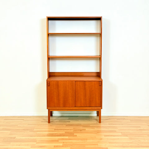 Swedish bookshelf in teak by Bertil Fridhagen for Bodafors