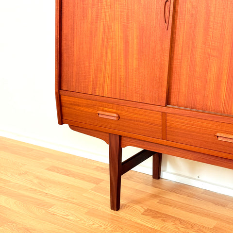 Danish highboard in teak