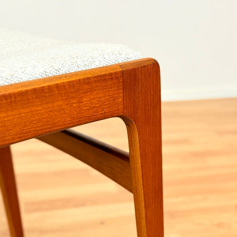 Danish set of 4 dining chairs in teak by Eric Buch