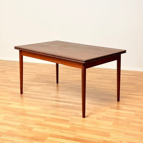 Danish rectangular dining table in teak