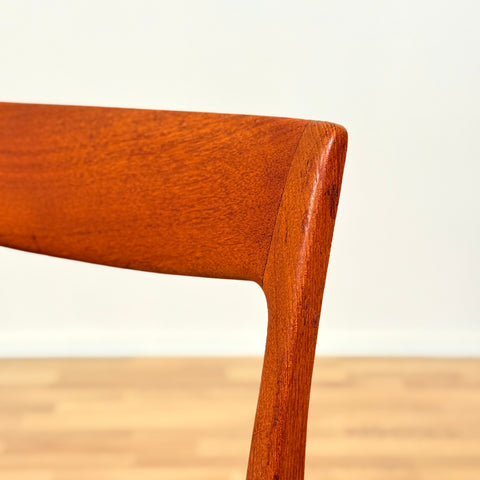 Swedish dining chairs in teak by Svegards Markaryd