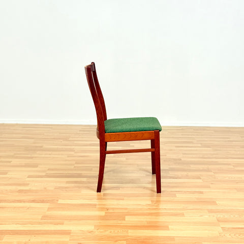 Swedish set of 4 dining chairs in teak