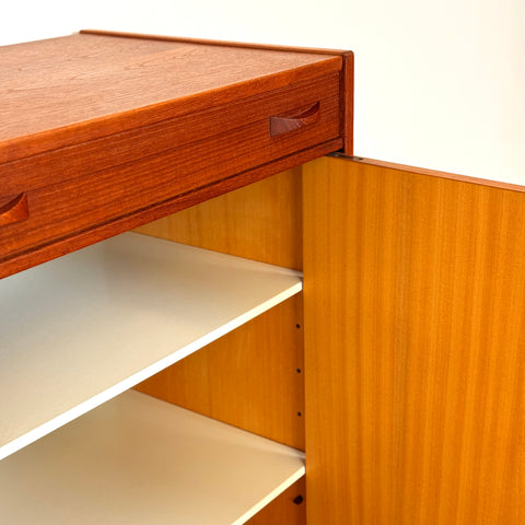 Swedish highboard in teak by Ulferts