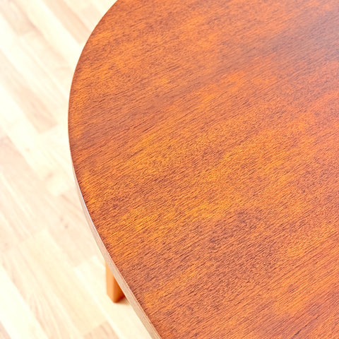 Swedish oval dining table in teak