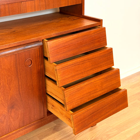 Swedish bookshelf in teak wood