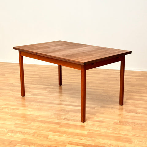 Swedish rectangular dining table in teak by Nils Jonsson for Troeds