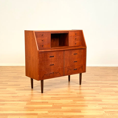 Danish secretary desk in teak