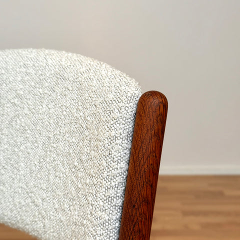 Danish set of 4 dining chairs in oak by FDB Møbler