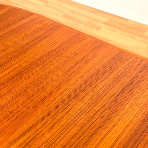 Large round dining table model 62 in teak by Henning Kjærnulf & Erling Torvits for Sorø Stolefabrik