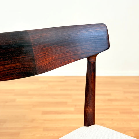 Danish dining chairs in Santos rosewood by Knud Færch