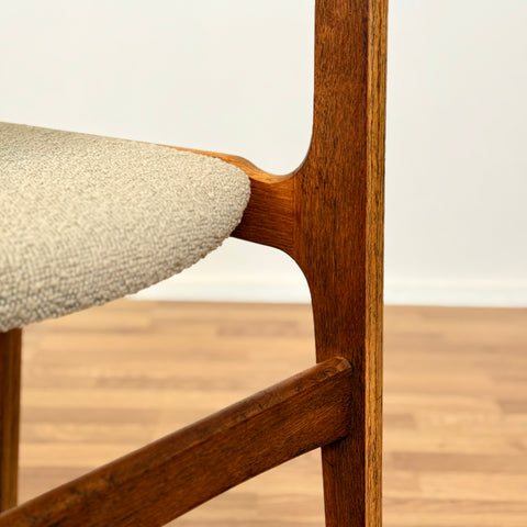 Dining chairs in teak by Erik Buch