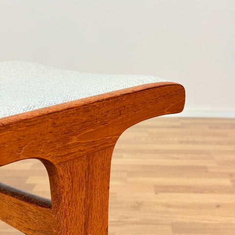 Danish dining chairs in solid teak by Gangso Møbler