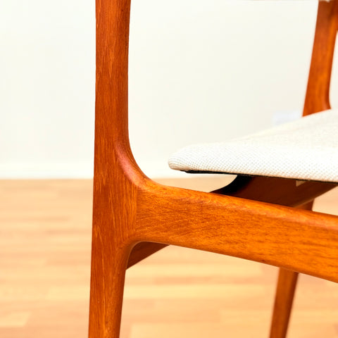 Danish set of 4 dining chairs by Erik Buch for O.D. Møbler