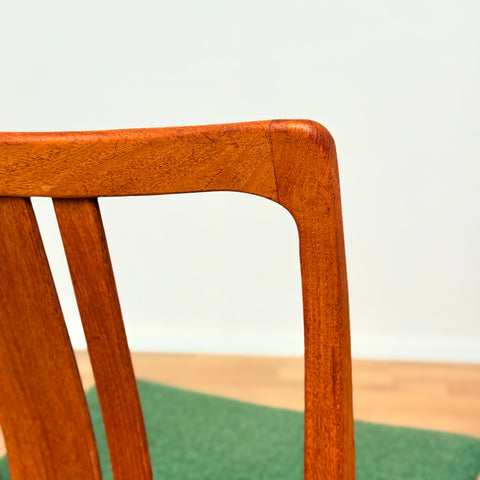 Swedish dining chairs in teak by AB Linde Nilsson, Lammhult