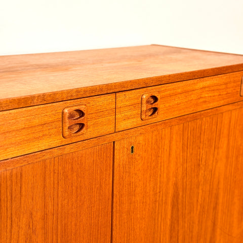 Swedish highboard in teak