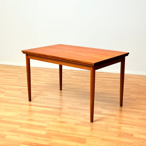 Danish rectangular dining table in teak