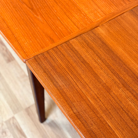 Danish rectangular dining table in teak wood